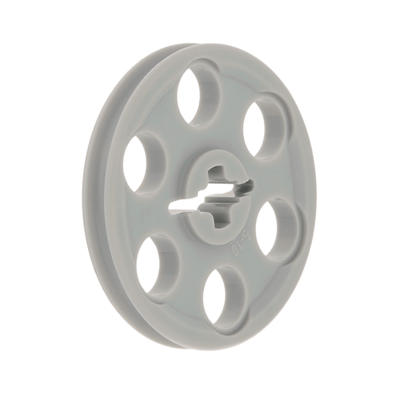 Колесо 4шт Lego Диск Wedge Belt 3 x 3 4185 2786 49750 4211544 4494222 6321743 Light Bluish Grey Б/У - Retromagaz