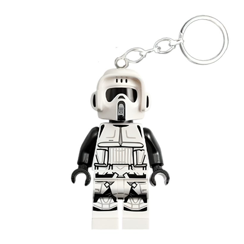 Брелок Lego Scout Trooper (Black Arms, Printed Legs) Star Wars 854246 Новий - Retromagaz