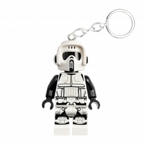 Брелок Lego Scout Trooper (Black Arms, Printed Legs) Star Wars 854246 Новый - Retromagaz