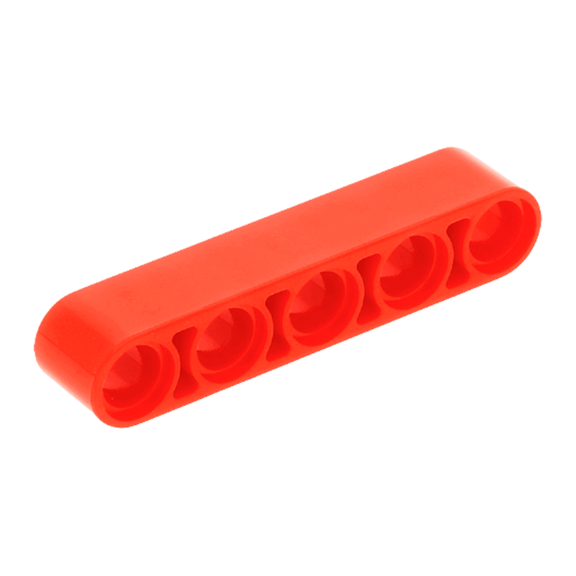 Technic 20шт Lego Балка Толстая Прямая 1 x 5 32316 4142132 Red Б/У - Retromagaz