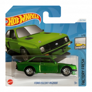 Машинка Базовая Hot Wheels Ford Escort RS2000 Super Treasure Hunt STH Factory Fresh 1:64 HTF30 Green