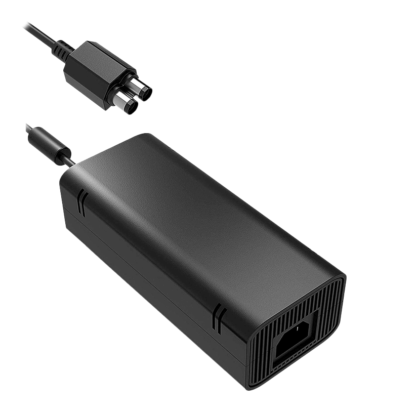 Блок Живлення RMC Xbox 360 Slim Black 2m Новий - Retromagaz