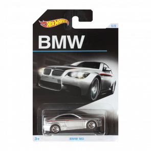 Тематична Машинка Hot Wheels BMW M3 BMW 1:64 DJM87 Silver