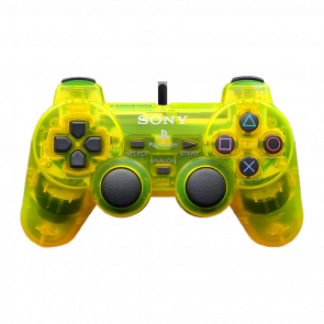 Геймпад Дротовий Sony PlayStation 2 SCPH-10010 DualShock 2 Clear Lemon Yellow Б/У - Retromagaz