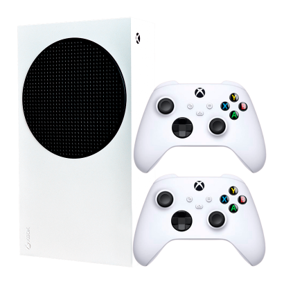 Набор Консоль Microsoft Xbox Series S 512GB White Б/У  + Геймпад Беспроводной Version 4 Robot - Retromagaz