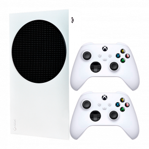 Набір Консоль Microsoft Xbox Series S 512GB White Б/У  + Геймпад Бездротовий Version 4 Robot - Retromagaz