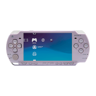 Консоль Портативная Sony PlayStation Portable Slim PSP-2ххх Standart Модифицированная 32GB Lavender Purple UMD 1200 mAh + 5 Встроенных Игр Б/У - Retromagaz