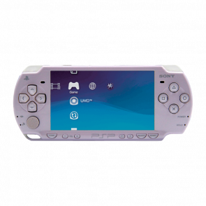 Консоль Портативная Sony PlayStation Portable Slim PSP-2ххх Standart Модифицированная 32GB Lavender Purple UMD 1200 mAh + 5 Встроенных Игр Б/У