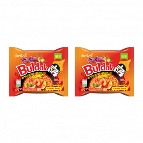 Набор Лапша 2шт Samyang Buldak Tom Yum (Том Ям) Острая 145g Набор Лапша 2шт Samyang Buldak Tom Yum (Том Ям) Острая 145g - Retromagaz