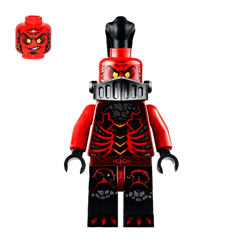 Фігурка Lego Lava Monster Army Ultimate General Magmar Nexo Knights nex056 2 70338 Б/У - Retromagaz