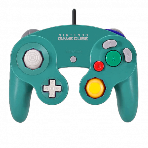 Геймпад Проводной Nintendo GameCube DOL-003 Emerald Blue 2m Б/У - Retromagaz
