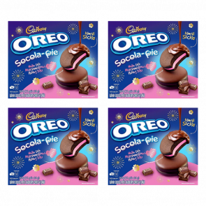 Набір Тістечка 4шт Oreo Чокопай Socola Pie Strawberry (12 Тістечок) 170g Набір Тістечка 4шт Oreo Чокопай Socola Pie Strawberry (12 Тістечок) 170g - Retromagaz