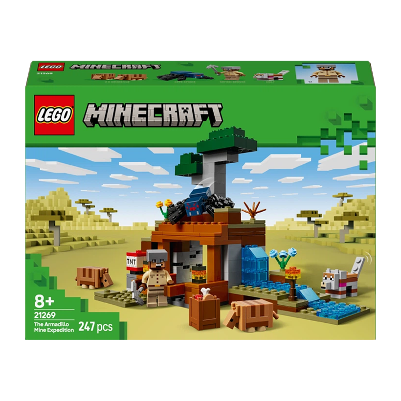 Конструктор Lego Шахтна Експедиція Броненосець Minecraft 21269 Новий - Retromagaz