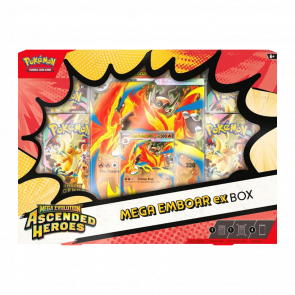 Картки Колекційна Гра Pokemon Mega Evolution - Ascended Heroes Mega Emboar EX Box - Retromagaz