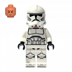 Фигурка Lego Республика Clone Trooper Phase 2 Nougat Head Star Wars sw1319 75372 Б/У