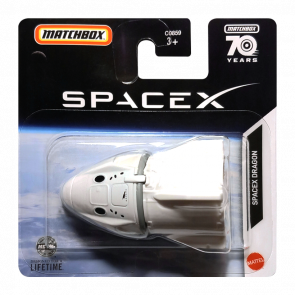 Машинка Большой Город Matchbox SpaceX Dragon Space 1:64 HFT23 White