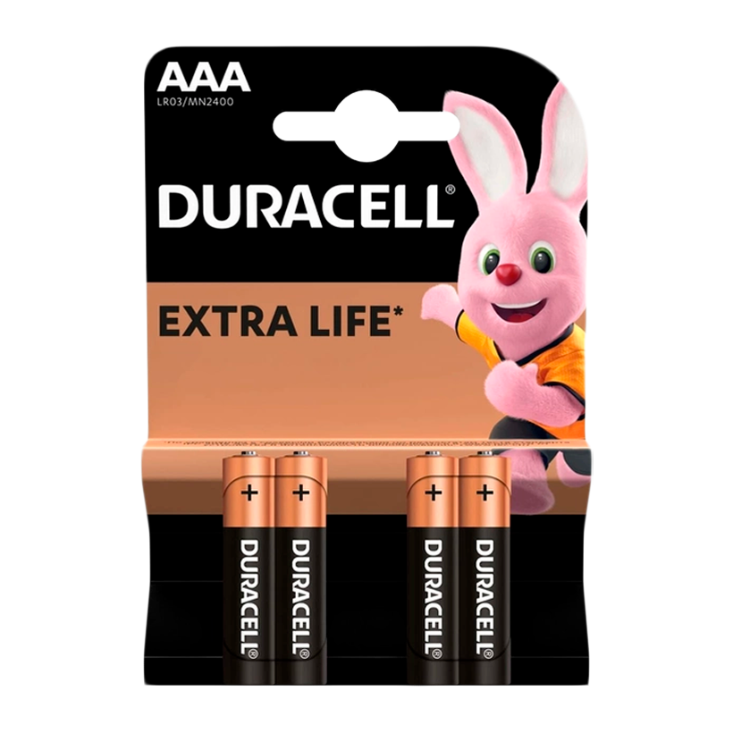 Батарейка Duracell AAA LR03 MN2400 Black - Retromagaz
