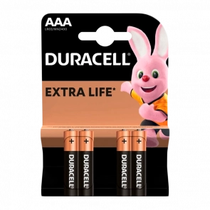 Батарейка Duracell AAA LR03 MN2400 Black 4шт Новий