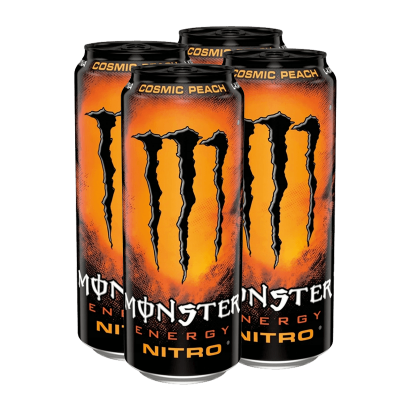 Набор Напиток Энергетический 4шт Monster Energy Nitro Cosmic Peach 500ml - Retromagaz