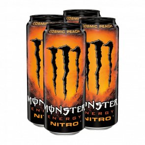 Набор Напиток Энергетический 4шт Monster Energy Nitro Cosmic Peach 500ml Набор Напиток Энергетический 4шт Monster Energy Nitro Cosmic Peach 500ml - Retromagaz