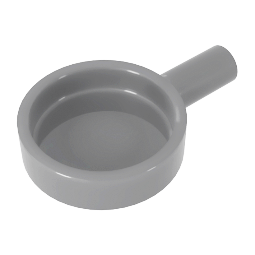 Посуда 4шт Lego Frying Pan 4528 4624615 Flat Silver Б/У - Retromagaz