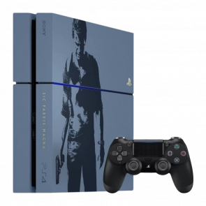 Консоль Sony PlayStation 4 CUH-12хх Uncharted 4 Limited Edition 1TB Black Геймпад Б/У Хороший