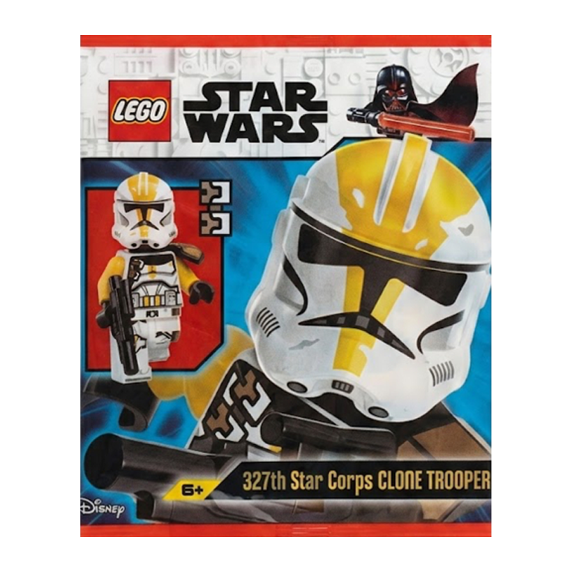 Конструктор Lego Фигурка 327th Star Corps Clone Trooper Paper Bag Star Wars L0002238 sw1422 Новый - Retromagaz