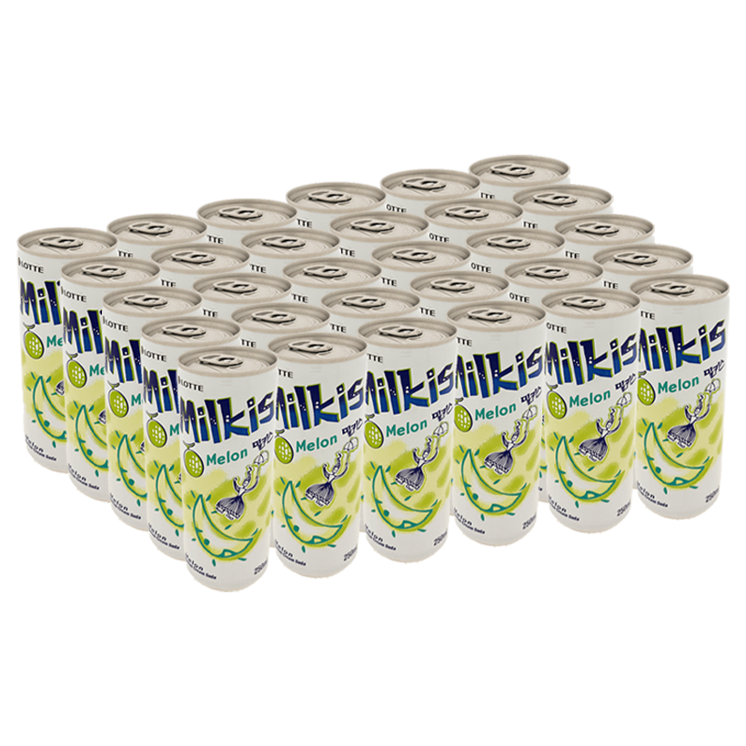 Набор Напиток Lotte 24шт Milkis Газированный Молочный Дыня 250ml - Retromagaz