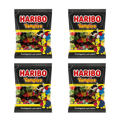 Набір Цукерки Жувальні 4шт Haribo Vampire 175g - Retromagaz