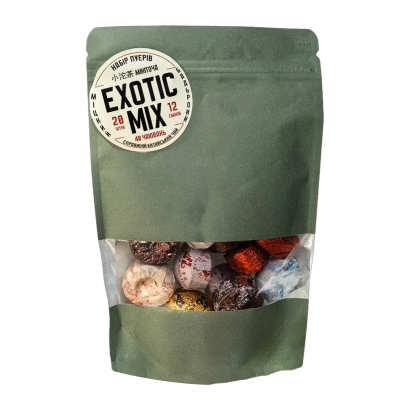 Чай у Міні-Точах Пуер New Tea 20 Порцій Екзотичний Мікс - Retromagaz