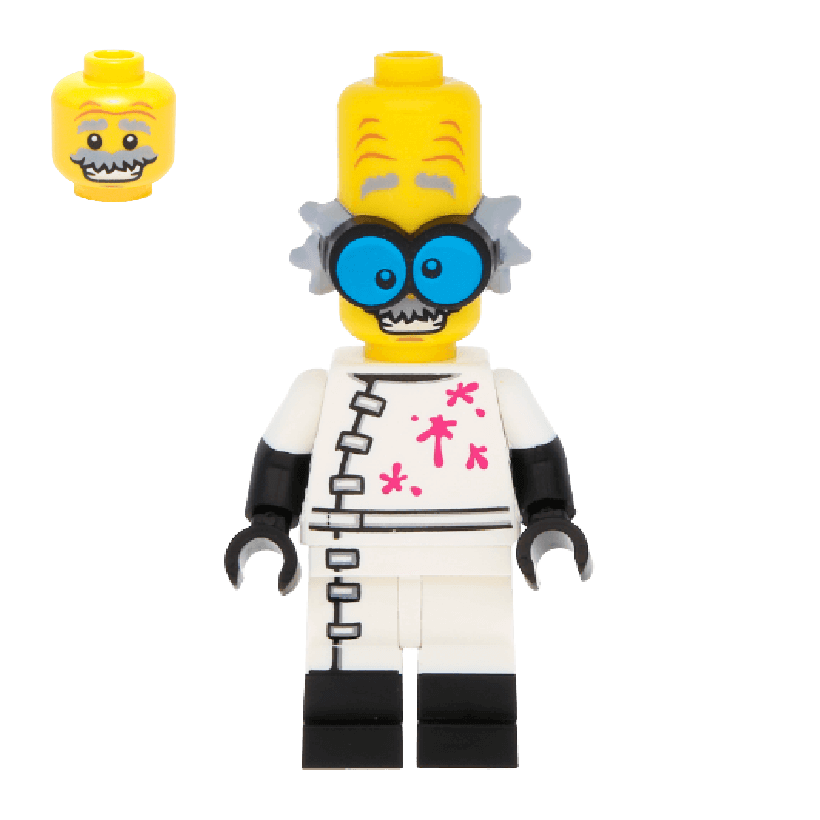 Фигурка Lego Series 14 Monster Scientist Collectible Minifigures col213 Б/У - Retromagaz