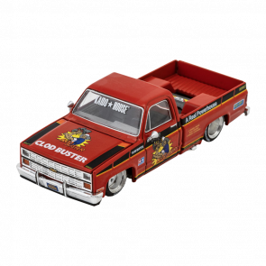 Машинка Premium Kaido House x MiNI GT Chevrolet Silverado TAMIYA x KAIDO HOUSE "Clod Buster" 1:64 KGMG130 Red - Retromagaz