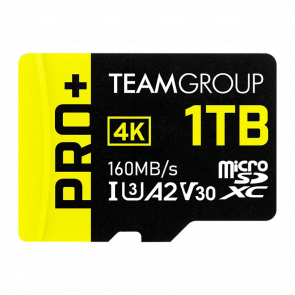Карта Памяти Teamgroup Pro Plus UHS-I U3 V30 A2 + SD Adapter 1TB