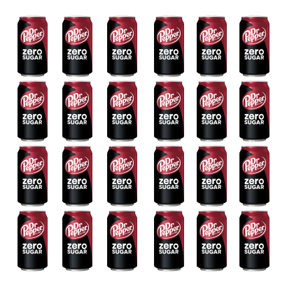 Набір Напій Dr Pepper Zero Diet 330ml 24шт - Retromagaz