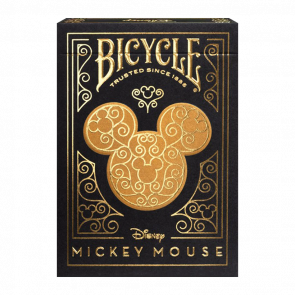 Карты Bicycle Black and Gold Mickey - Retromagaz