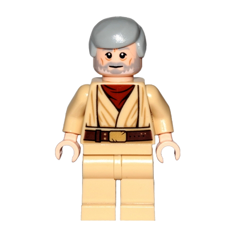 Фигурка Lego Джедай Obi-Wan Kenobi Old Star Wars sw1084 Б/У - Retromagaz