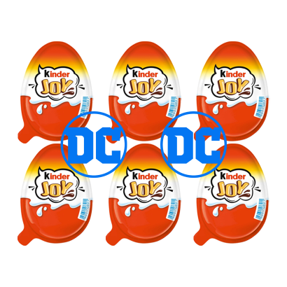 Набір Шоколадне Яйце Kinder Joy Funko Pop! DC Super Heroes 20g 80310891 6шт - Retromagaz