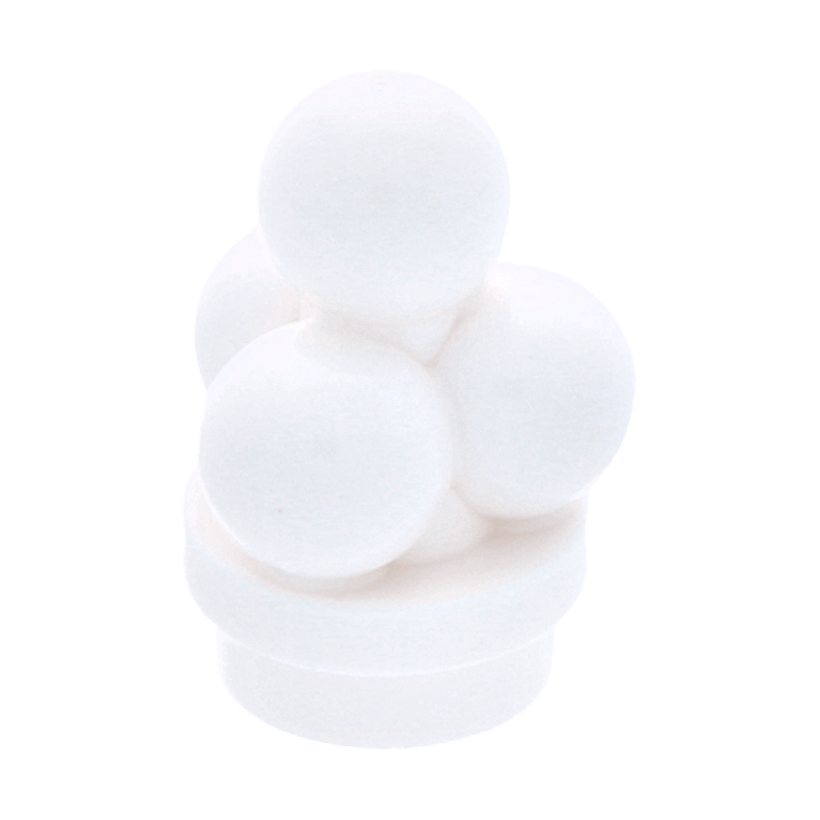 Еда 4шт Lego Ice Cream Scoops 6254 625401 White Б/У - Retromagaz