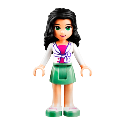 Фигурка Lego Emma Sand Green Skirt Friends Girl frnd067 Б/У - Retromagaz