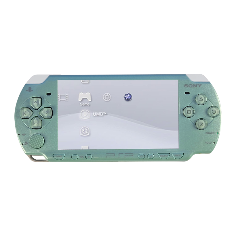 Консоль Sony PlayStation Portable Slim PSP-2ххх Модифікована 32GB Mint Green Б/У - Retromagaz