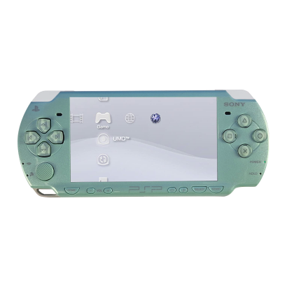 Консоль Sony PlayStation Portable Slim PSP-2ххх Модифицированная 32GB Mint Green + 5 Встроенных Игр Б/У - Retromagaz