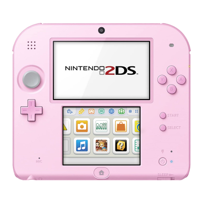 Консоль Nintendo 2DS Europe Модифицированная 32GB Pink White + 10 Встроенных Игр Б/У Отличный - Retromagaz