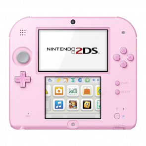 Консоль Nintendo 2DS Europe Модифікована 32GB Pink White + 10 Вбудованих Ігор Б/У Відмінний - Retromagaz