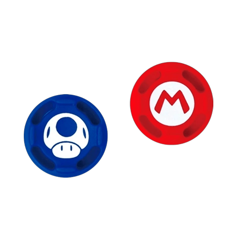 Накладки на Стіки 2шт RMC Mario Nintendo Switch Wii Steam Deck Red Blue - Retromagaz