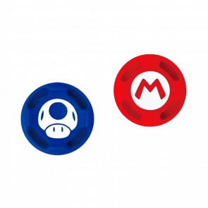Накладки на Стіки 2шт RMC Mario Nintendo Switch Wii Steam Deck Red Blue - Retromagaz