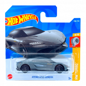 Машинка Базовая Hot Wheels Koenigsegg Gemera Turbo 1:64 HCT01 Grey