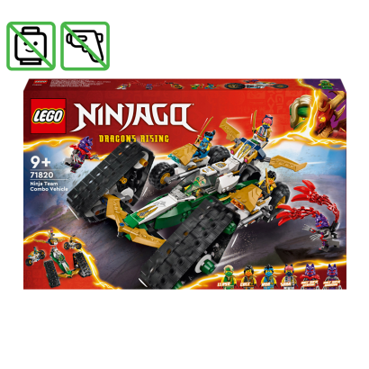 Конструктор Lego Комби Автомобиль Команды Ниндзя Ninjago 71820 Без Фигурок Новый - Retromagaz
