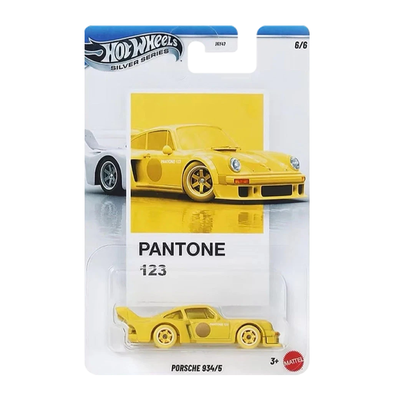 Тематична Машинка Hot Wheels Porsche Porsche 934/5 Pantone 1:64 JKY53 Yellow - Retromagaz