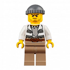 Фигурка Lego City Police 973pb1903 Crook Male cty0515 Б/У Нормальный