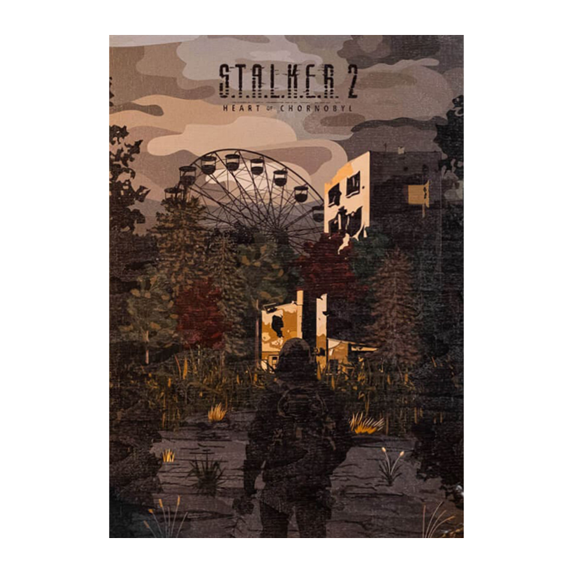 Постер S.T.A.L.K.E.R. (Деревянный) - Retromagaz